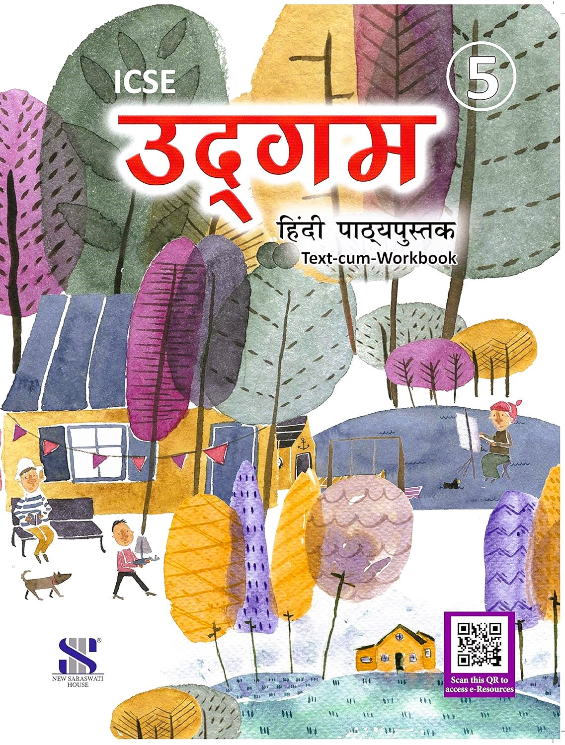 Saraswati - ICSE Udgam Hindi Text Cum Workbook for Class 5 - Latest for 2025 Session - Paperback