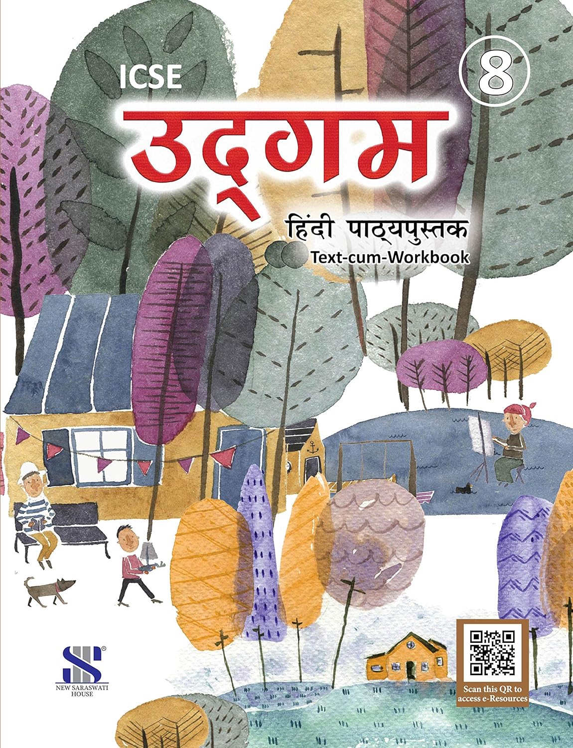 Saraswati - ICSE Udgam Hindi Text Cum Workbook for Class 8 - Latest for 2025 Session - Paperback