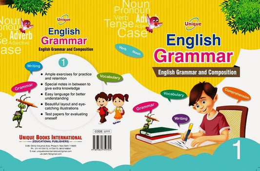 Unique English Grammar (Grammar & Composition) for Class 1