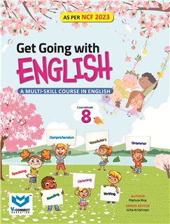 V Connect - Get Going With English Coursebook for Class 8 - Latest for 2025 Examination. Paperback