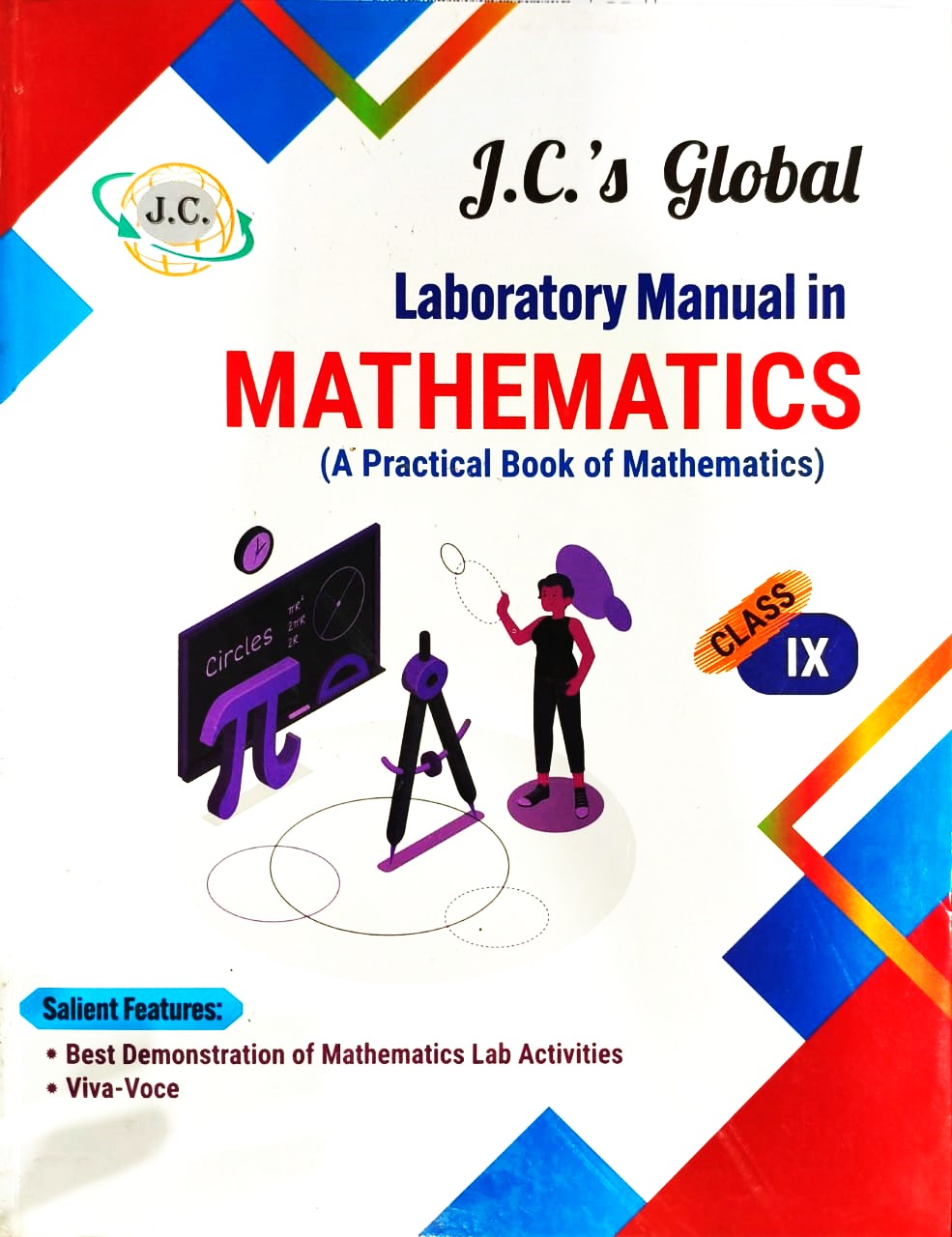 J.C.'s Global Laboratory Manual in Mathematics for Class 9 - Latest for 2025-26 Examination. (Hardbound)