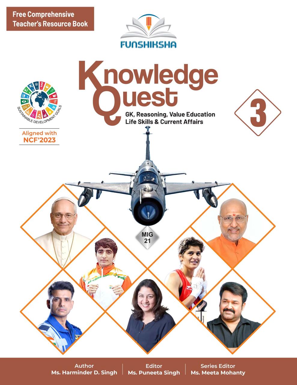 Funshiksha - Knowledge Quest for Class 3 (GK, Reasoning, Value Education, Life Skills & Current Affairs) - Aligned with NCF' 2023 - Latest for 2026 Examination