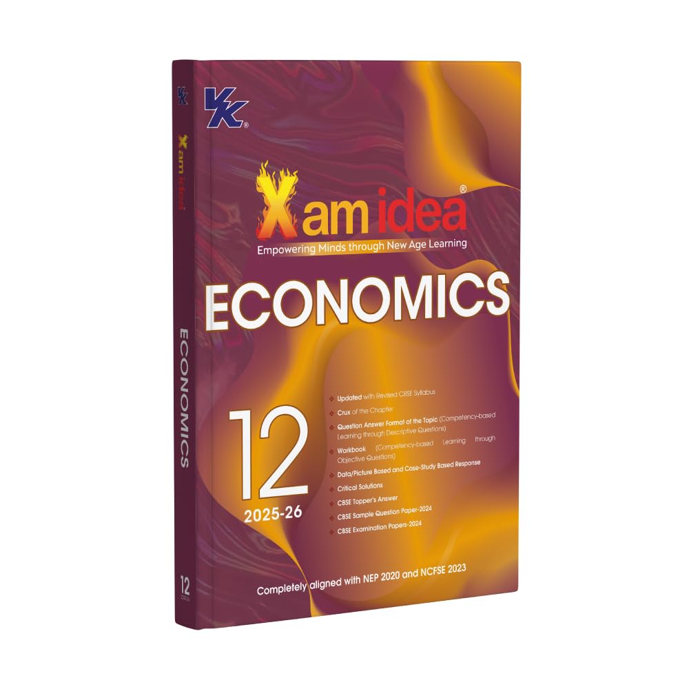 Xam Idea Economics Class 12 - 2025-26 Examinations (Paperback)