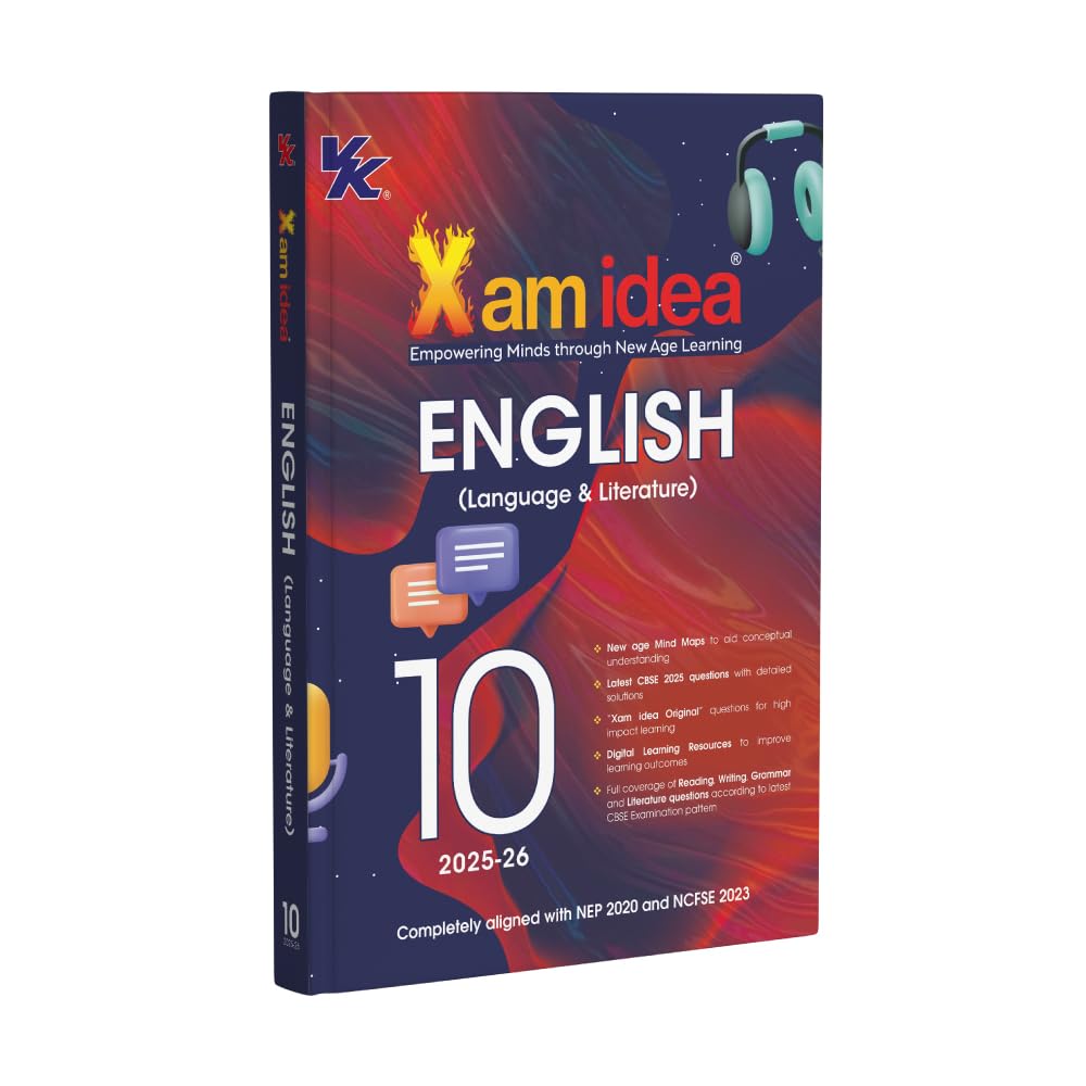 Xam Idea Science, Social Science, Mathematics & English Class 10 - For 2025-26 Examinations - Combo of 4 Books - Paperback