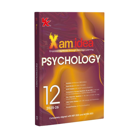 Xam Idea Psychology Class 12 - 2025-26 Examinations (Paperback)