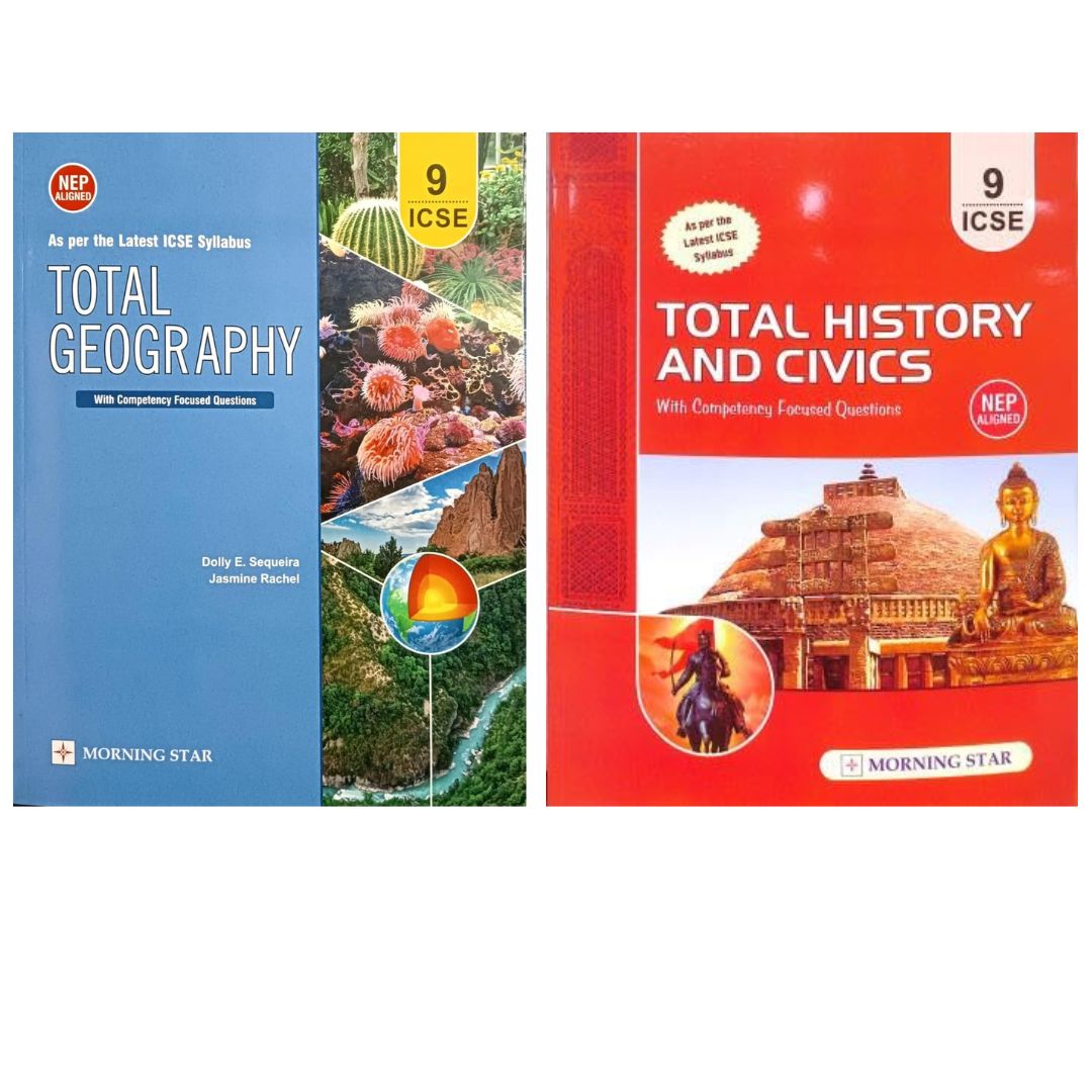 Morning ICSE Total History & Civics & Geography for Class 9 - Set of 2 Books - Latest for 2025-26 Session. Paperback