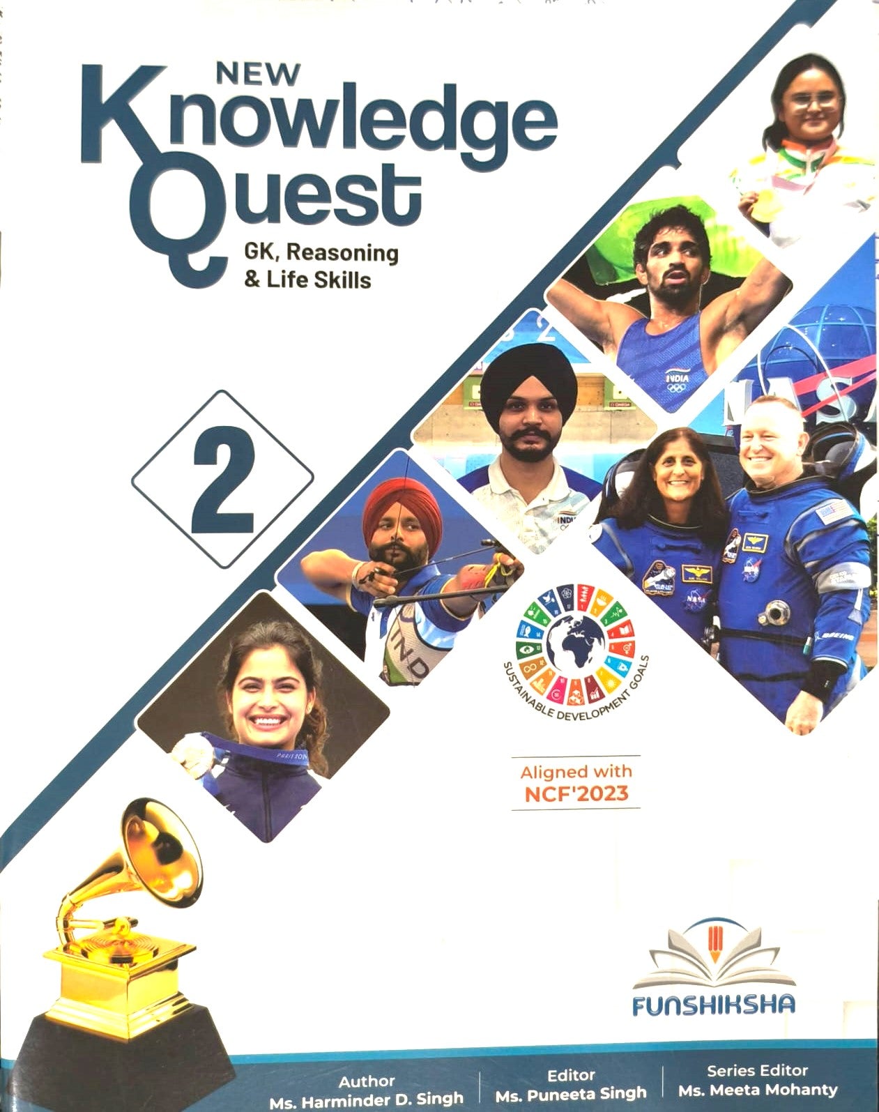 Funshiksha - New Knowledge Quest (GK Reasoning & Life Skills) For Class 2 - Aligned with NCF's 2023