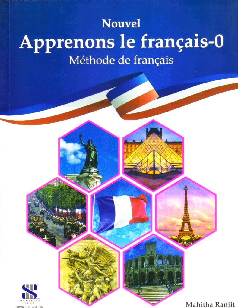Saraswati Apprenons Le Francais French Textbook 0 - Latest for 2025-26 Session. Paperback