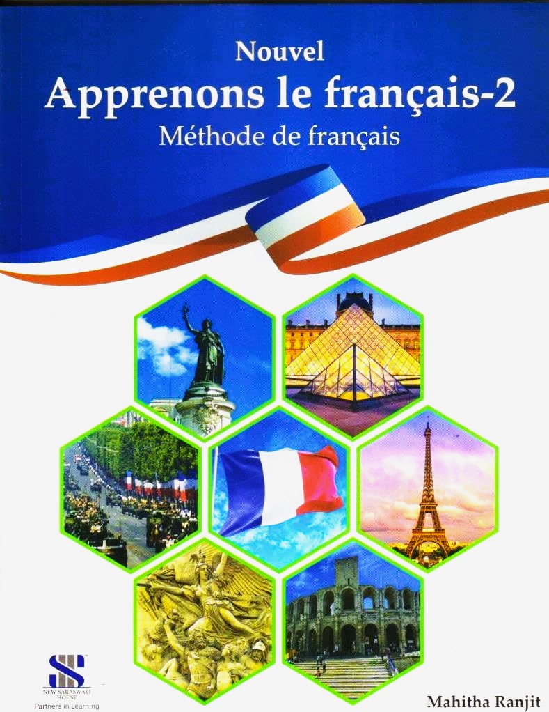 New Saraswati Apprenons Le Francais French Textbook 02 - Latest for 2026 Session. Paperback
