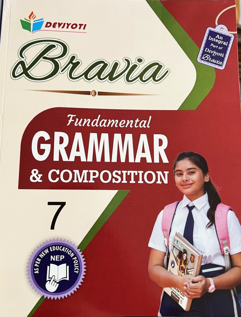Devjyoti Bravia English Assignments & Fundamental Grammar & Composition (Set of 2 Books) for Class 7 - Latest For 2025 Session. Paperback