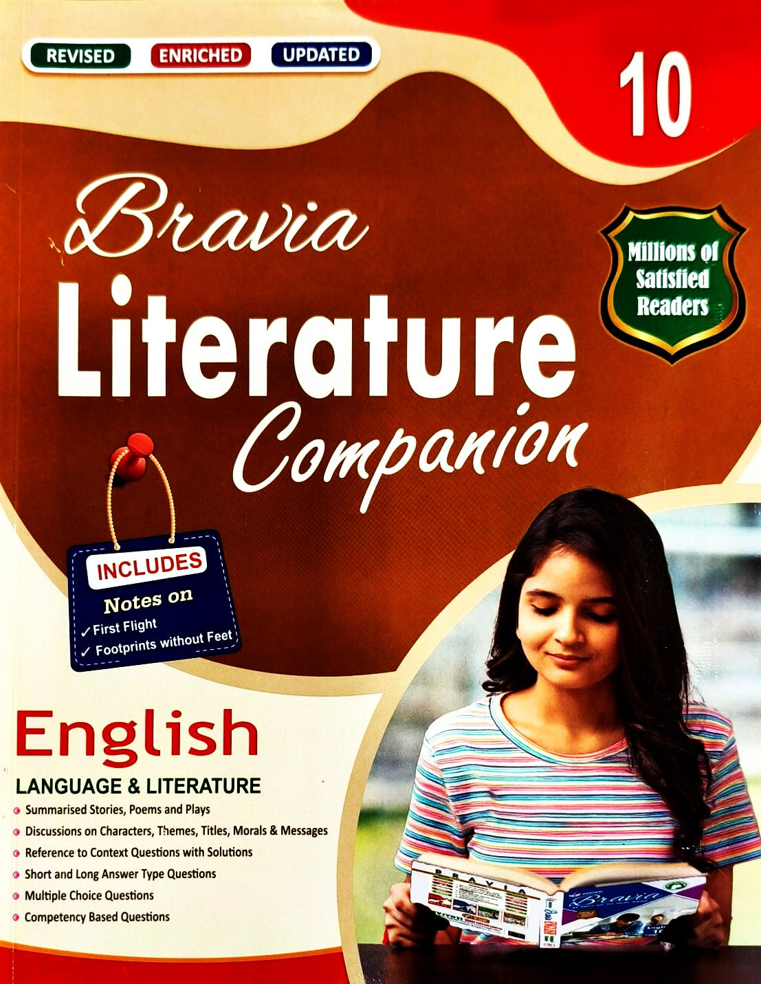 Devjyoti Bravia English Language Literature with Literature Companion Class 10 (Set of 2 Books) - Latest For 2026 Session. Paperback