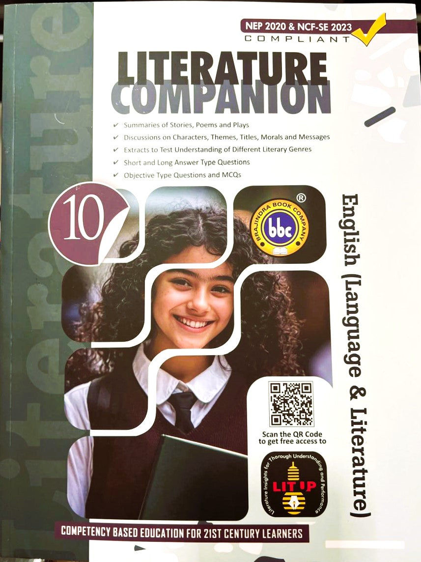 BBC Compacta Class 10 English Language & Literature with Literature Companion - Set of 2 Books for 2025-26 Examinations.