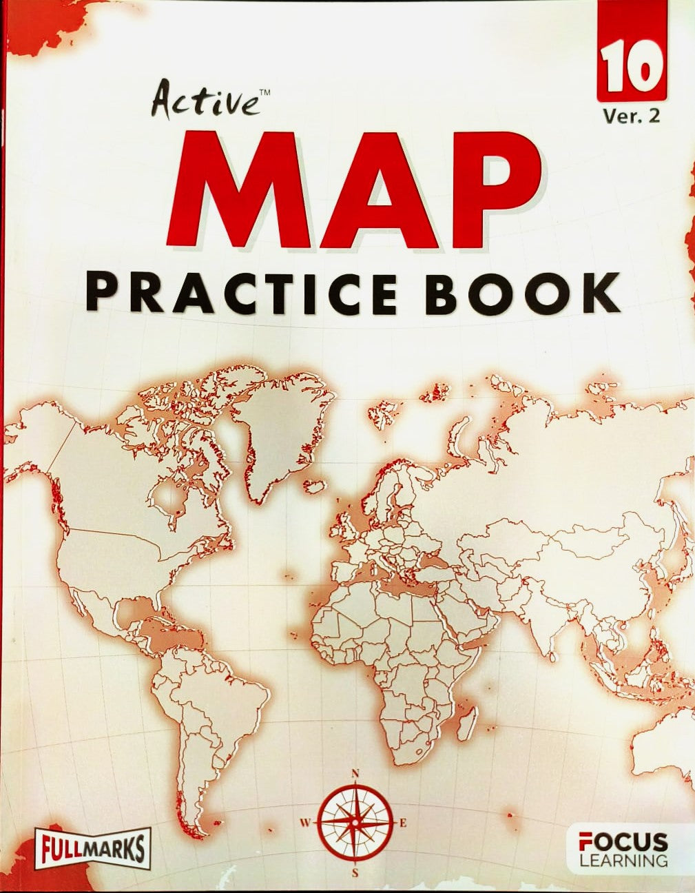 Full Marks CBSE Active Map Practice Book For Class 10 (Ver.2) - Latest For 2026 Session