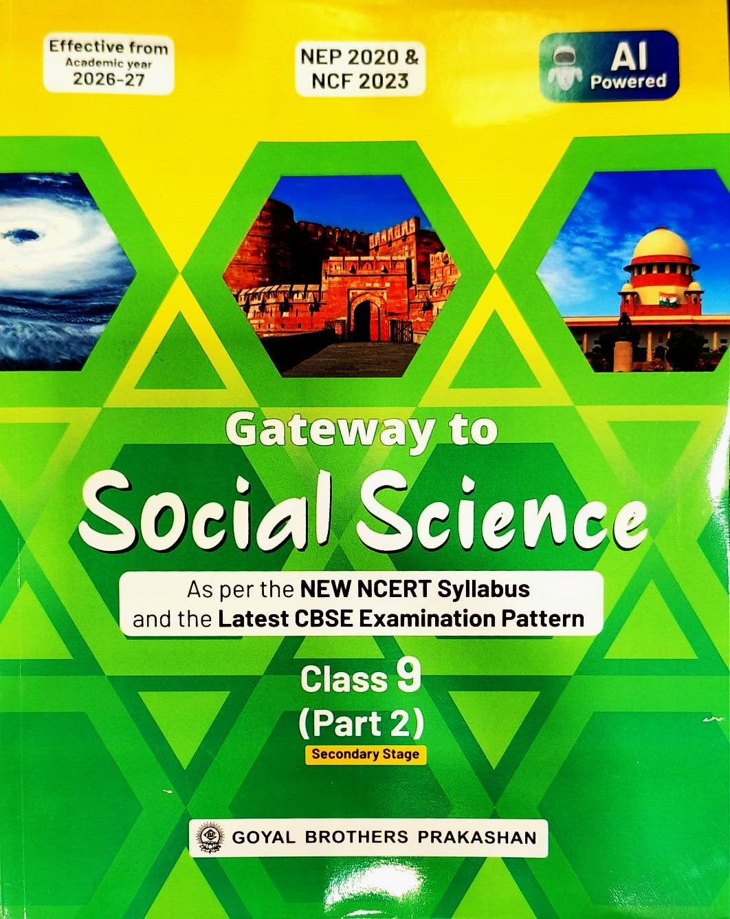 Goyal Gateway to Social Science Part 1 and 2 for Class 9 - Set of 2 Books - Effective from Academic year 2026-27