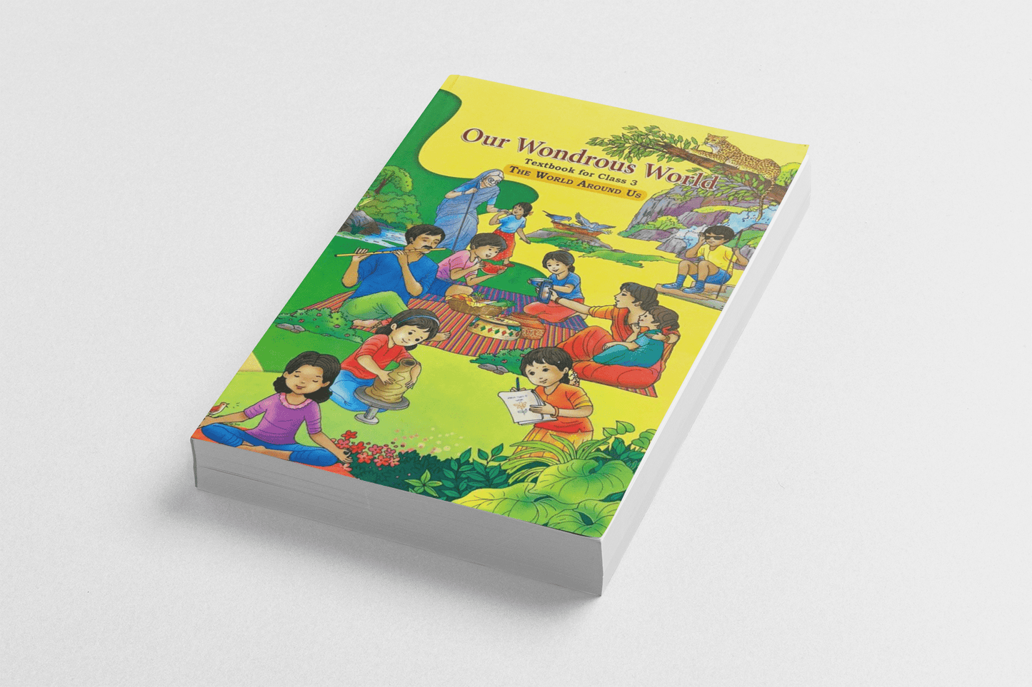 NCERT Math's Mela, Veena, Santoor & Our Wondrous World Textbook For Class 3 (Set of 4 Books) - Latest Edition