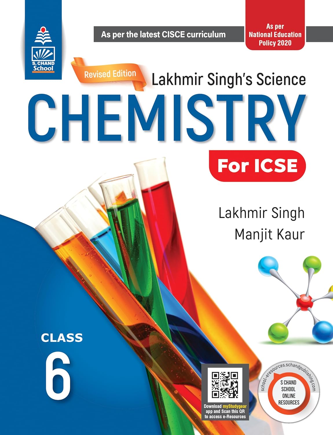 Schand ICSE Lakhmir Singh's Science Chemistry & Physics for Class 6 - Set of 2 Books - Latest for 2025-26 Session. (Revised Edition) (As per the latest CISCE Curriculum)