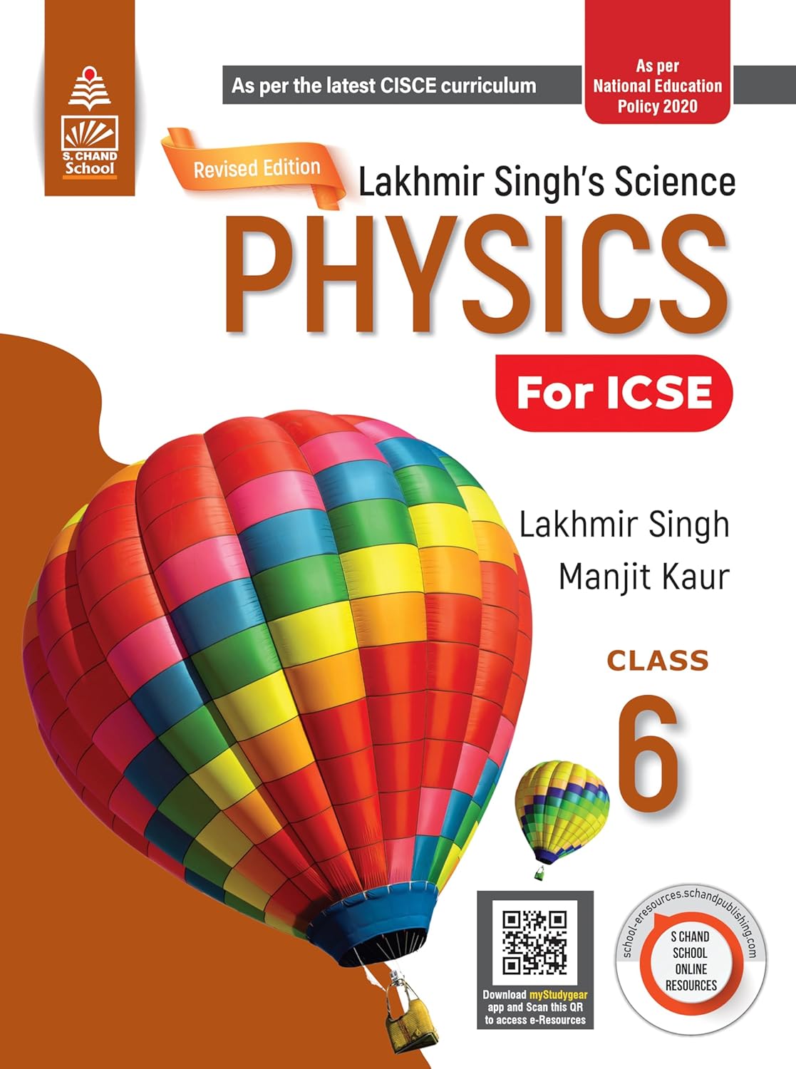 Schand ICSE Lakhmir Singh's Science Chemistry & Physics for Class 6 - Set of 2 Books - Latest for 2025-26 Session. (Revised Edition) (As per the latest CISCE Curriculum)
