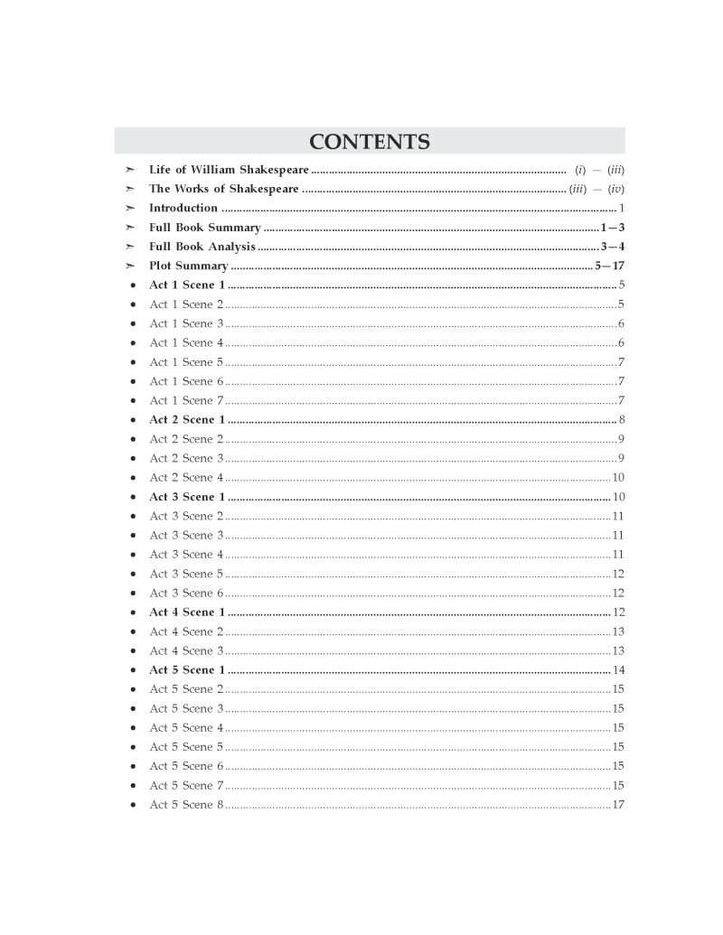 Arundeep's Self Help to ISC Macbeth Class 11&12 - Latest for 2025-26 Session