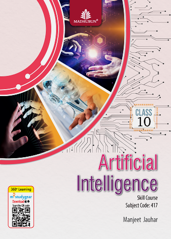 Madhubun Artificial Intelligence Skill Course for Class 10 (Subject Code: 417) - Latest for 2025-26 Examination. Paperback