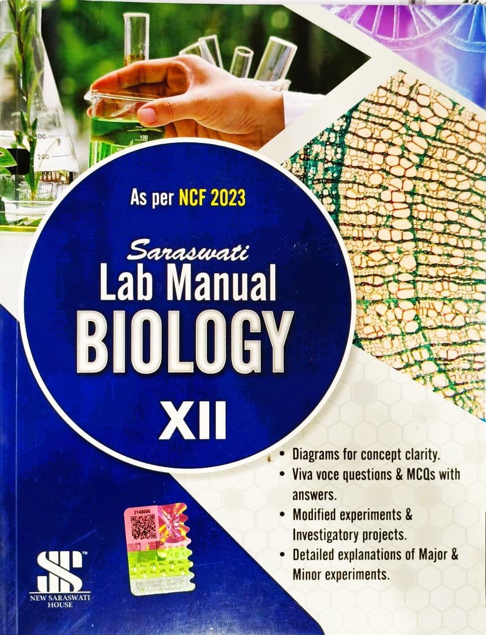 Saraswati Biology Lab Manual for Class 12 (Hardbound) - Latest for 2025 Session. Paperback