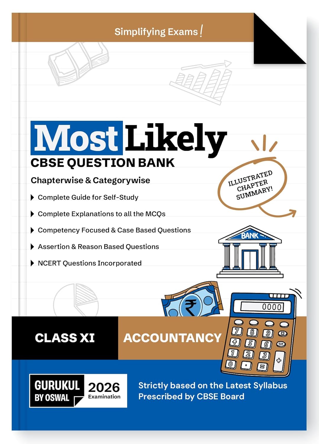 Oswal Gurukul Accountancy Most Likely CBSE Question Bank Class 11 for 2026. Paperback