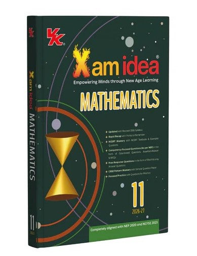 Xam Idea Mathematics Class 11_ Rapid Recap | NCERT Mastery | Competency-Focused Questions | Free Response Questions | CBSE Pattern Mastery | Focused Practice - Latest 2026-27 Edition