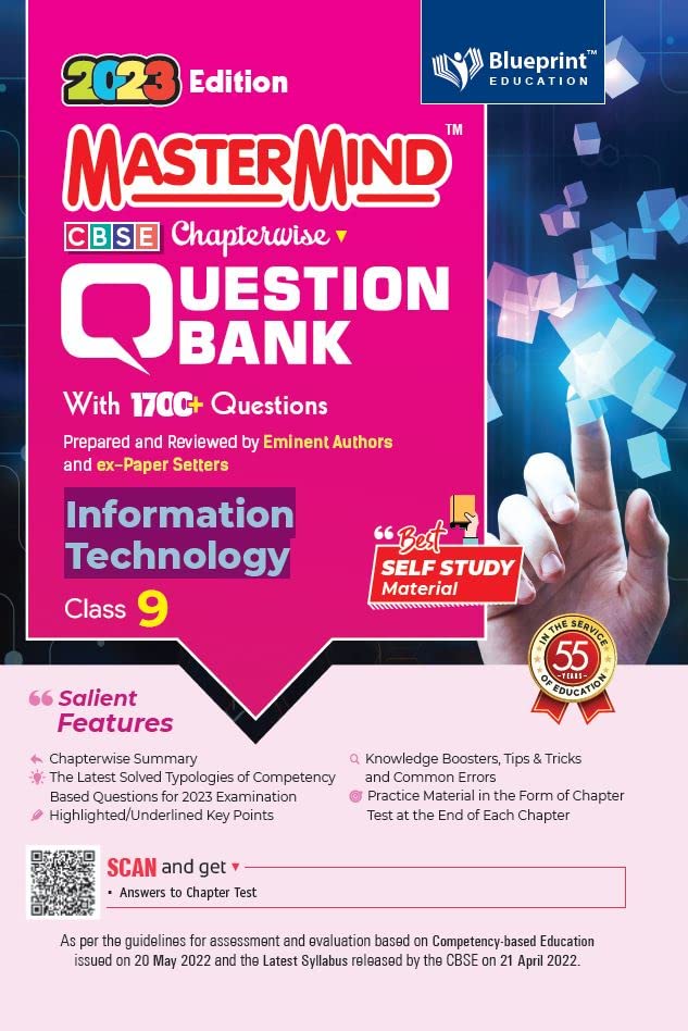 master mind cbse 9information technology question bank