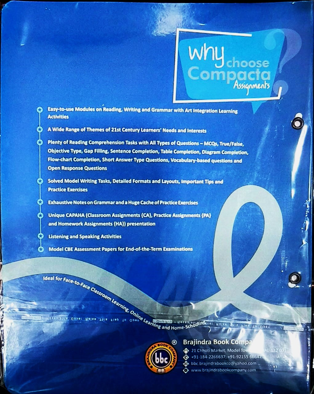 BBC Compacta English Assignments for Class 7 - Latest for 2026 Session - New Revised Edition