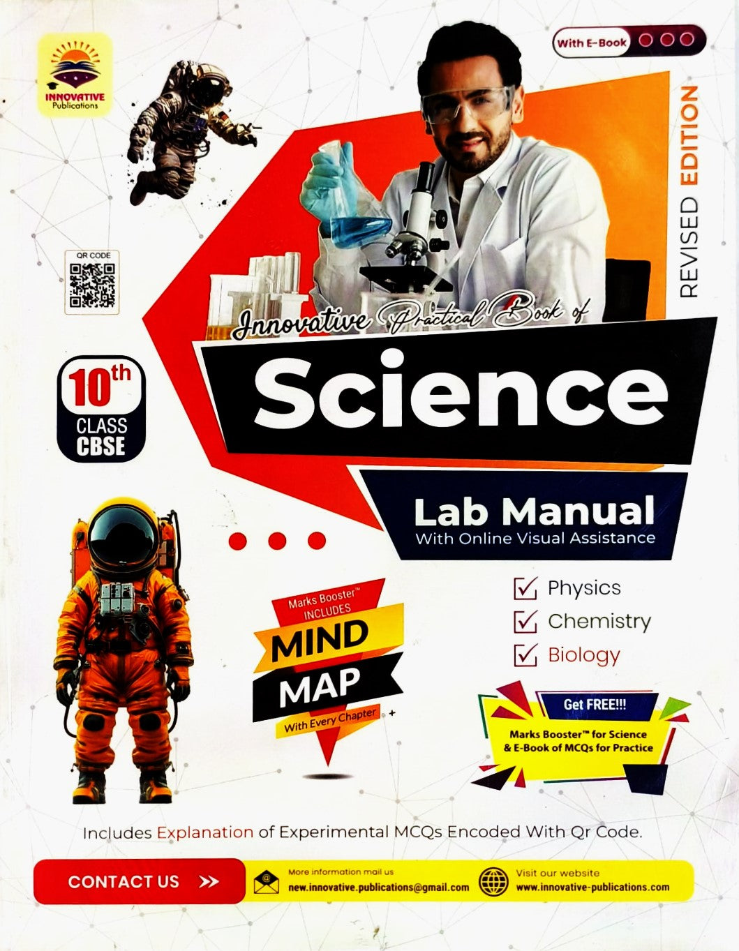 Innovative - Science Lab Manual for Class 10 (with online visual assistance) - Latest Edition (Hardbound)