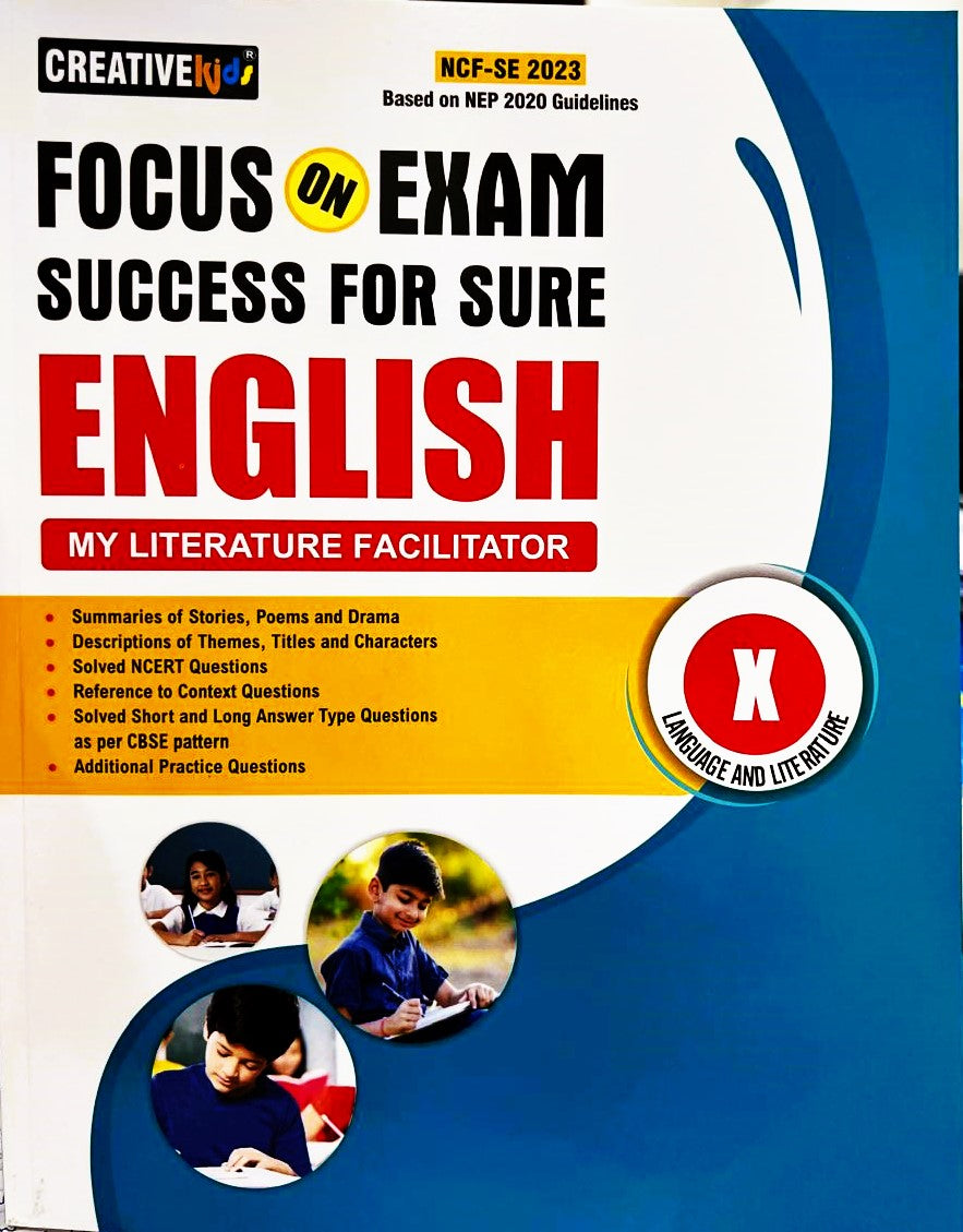 Creative Focus on Exam Success for Sure English Language & Literature For Class 10 - Set of 2 Books - Based on NEP 2020 Guidelines (NCF-SE 2023)