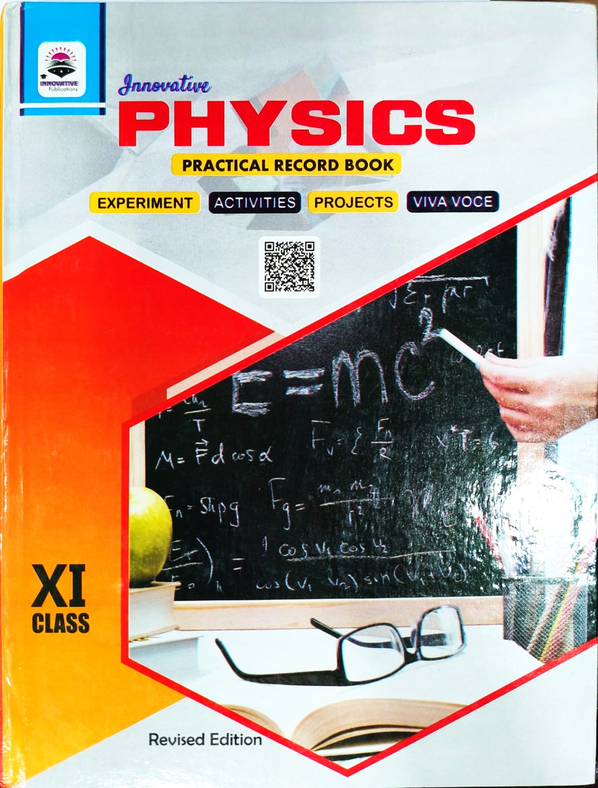 Innovative Physics Practical Record Book for class 11 - Latest for 2025-26 Examination. Revised Edition (Hardbound)