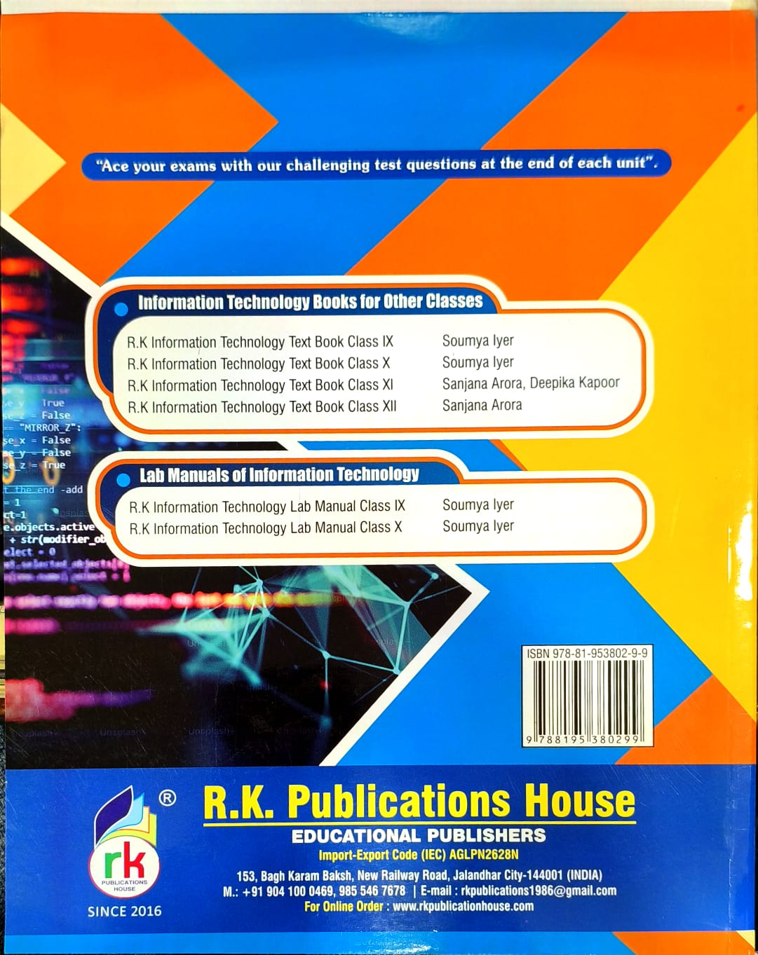 RK Information Technology for Class 10 Based on LibreOffice (Subject code 402) - Latest Edition