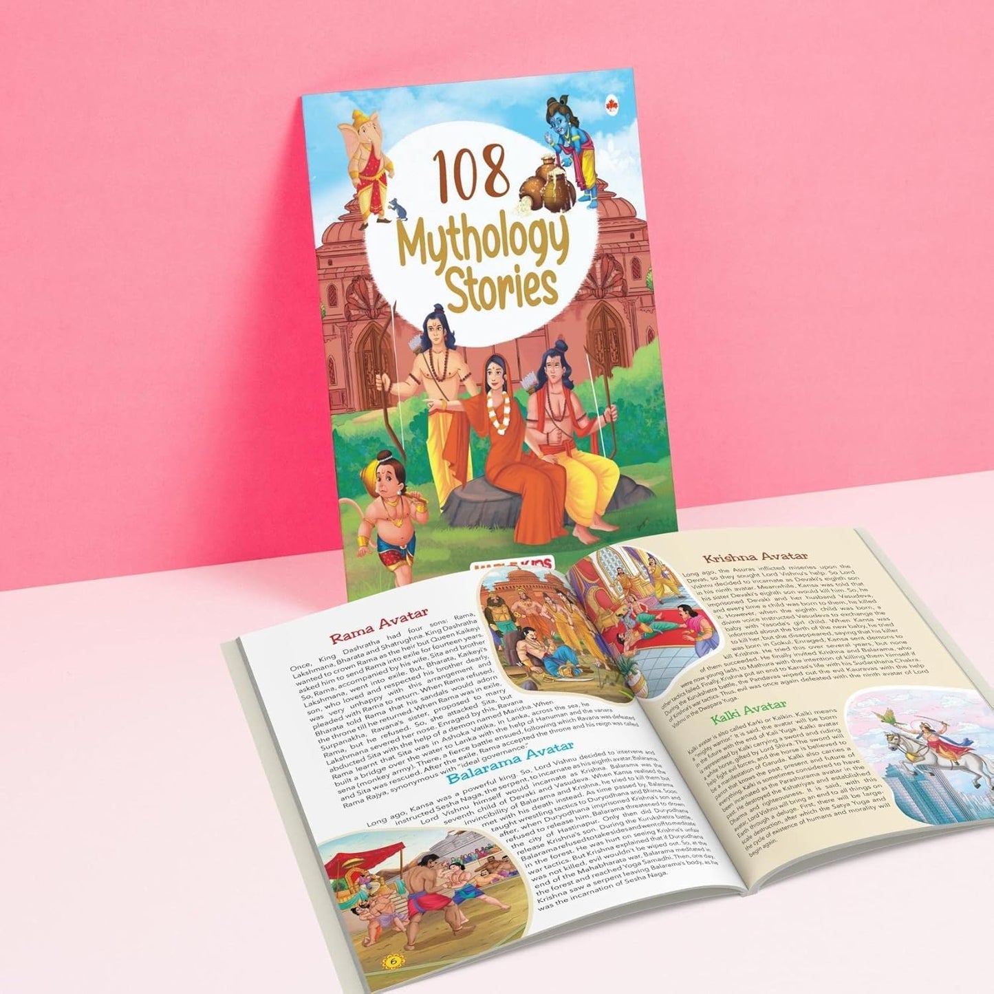 Maple - 108 Mythology Stories -  English Short Stories for Children - Moral Stories - Bedtime Stories. Paperback