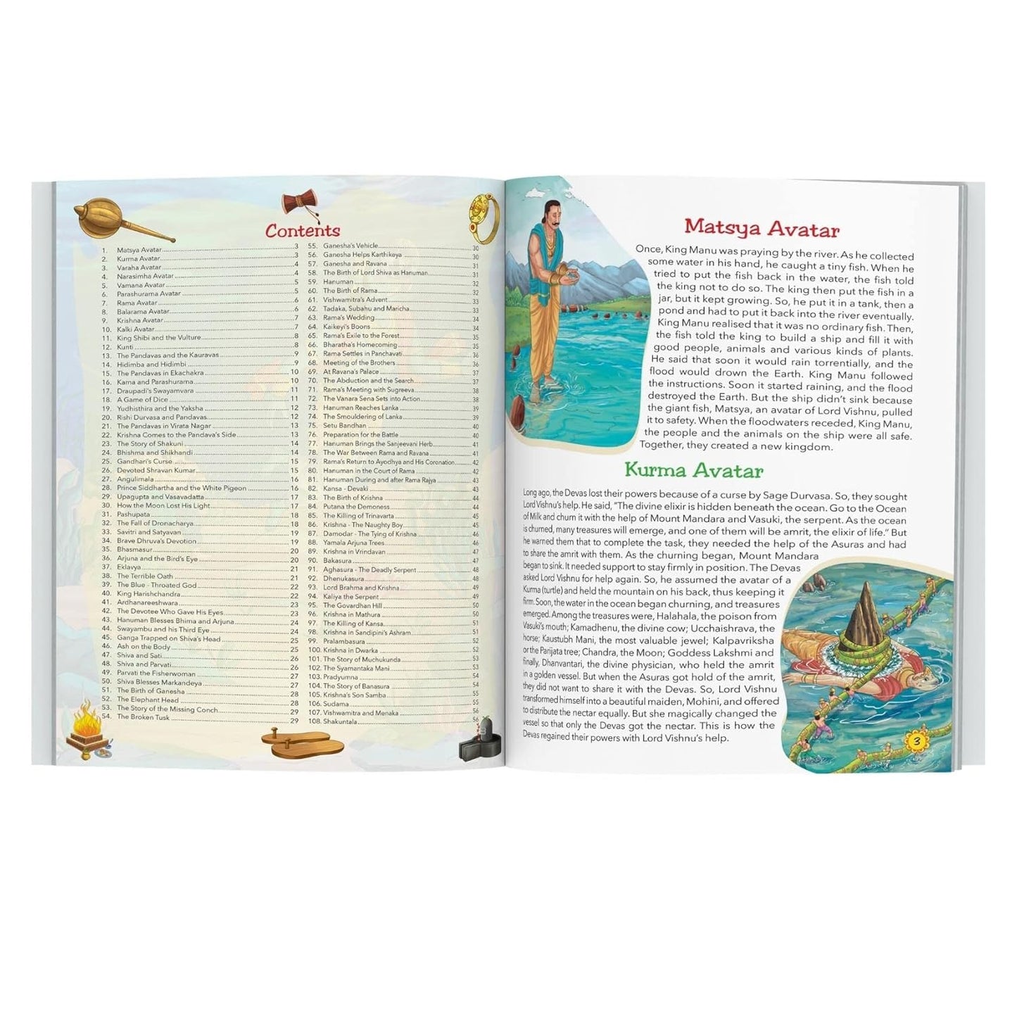 Maple - 108 Mythology Stories -  English Short Stories for Children - Moral Stories - Bedtime Stories. Paperback