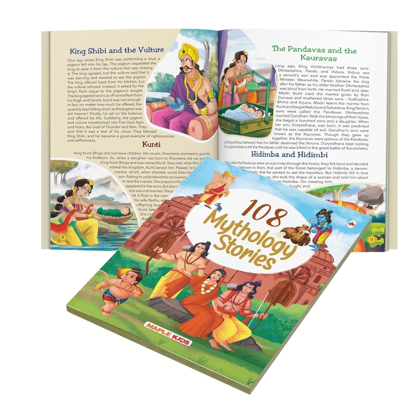 Maple - 108 Mythology Stories -  English Short Stories for Children - Moral Stories - Bedtime Stories. Paperback
