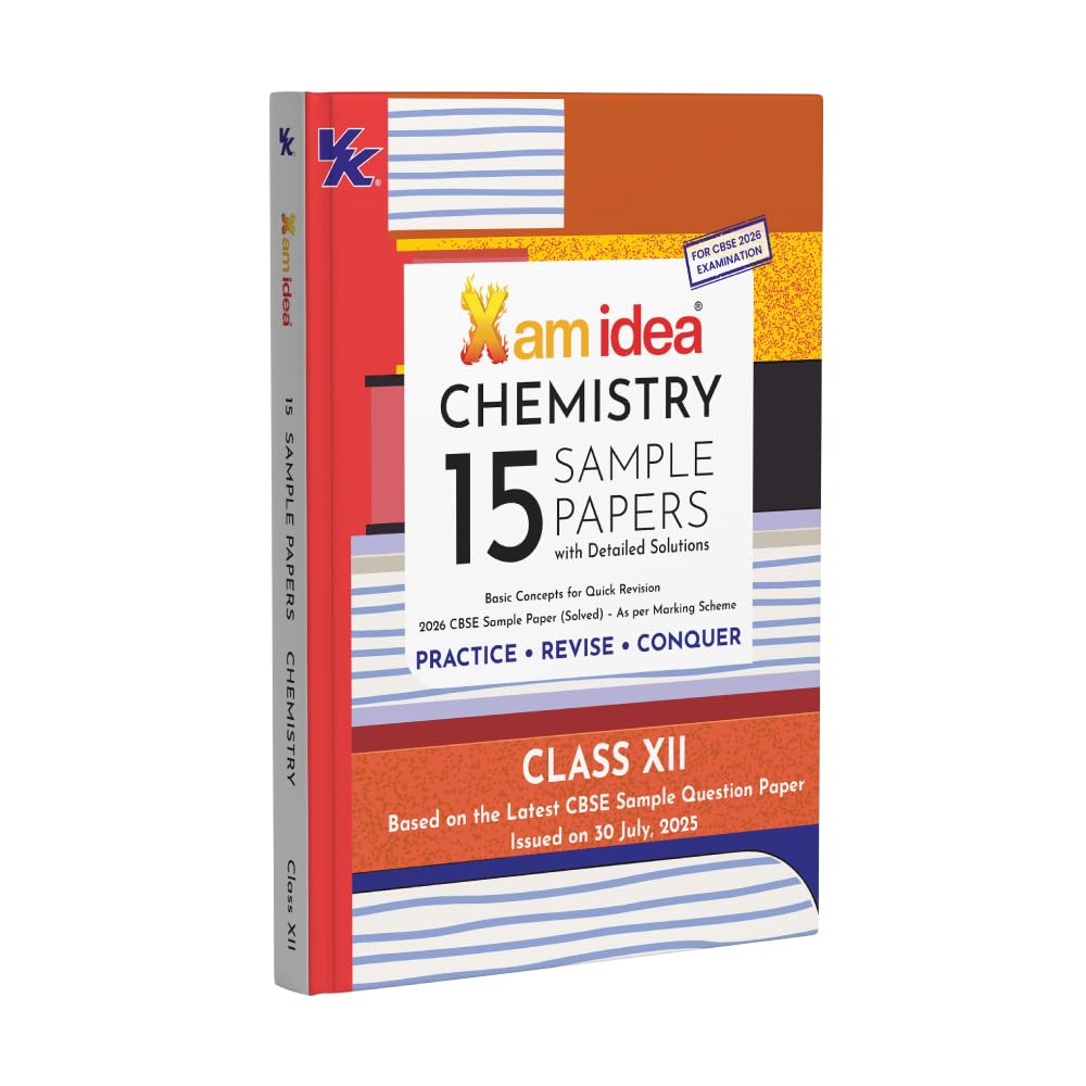 Xam Idea CBSE 15 Sample Paper English Core, Mathematics, Chemistry and Physics Class 12 - Set of 4 Books - Latest for 2026 Examination
