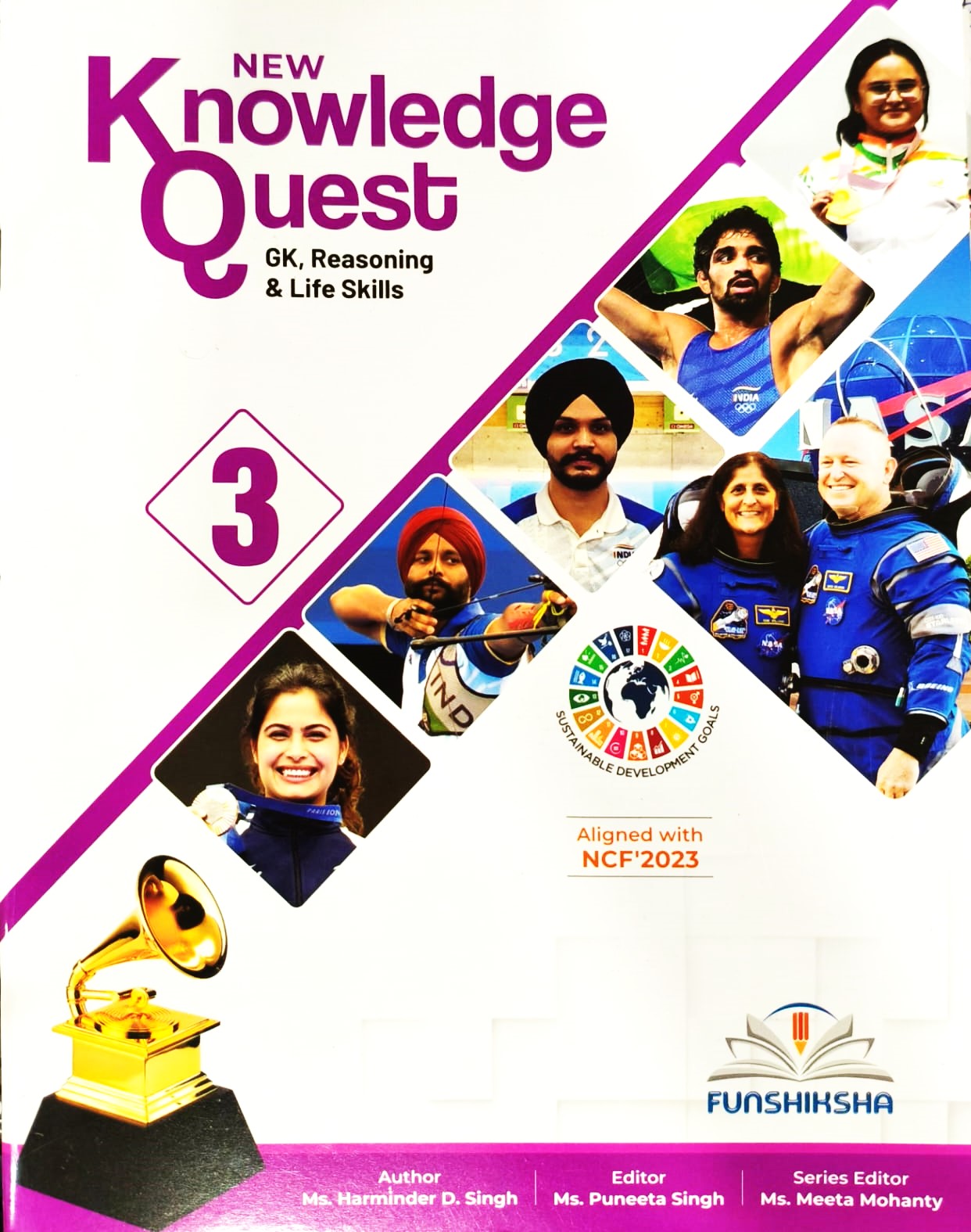 Funshiksha - New Knowledge Quest (GK Reasoning & Life Skills) For Class 3 - Aligned with NCF's 2023