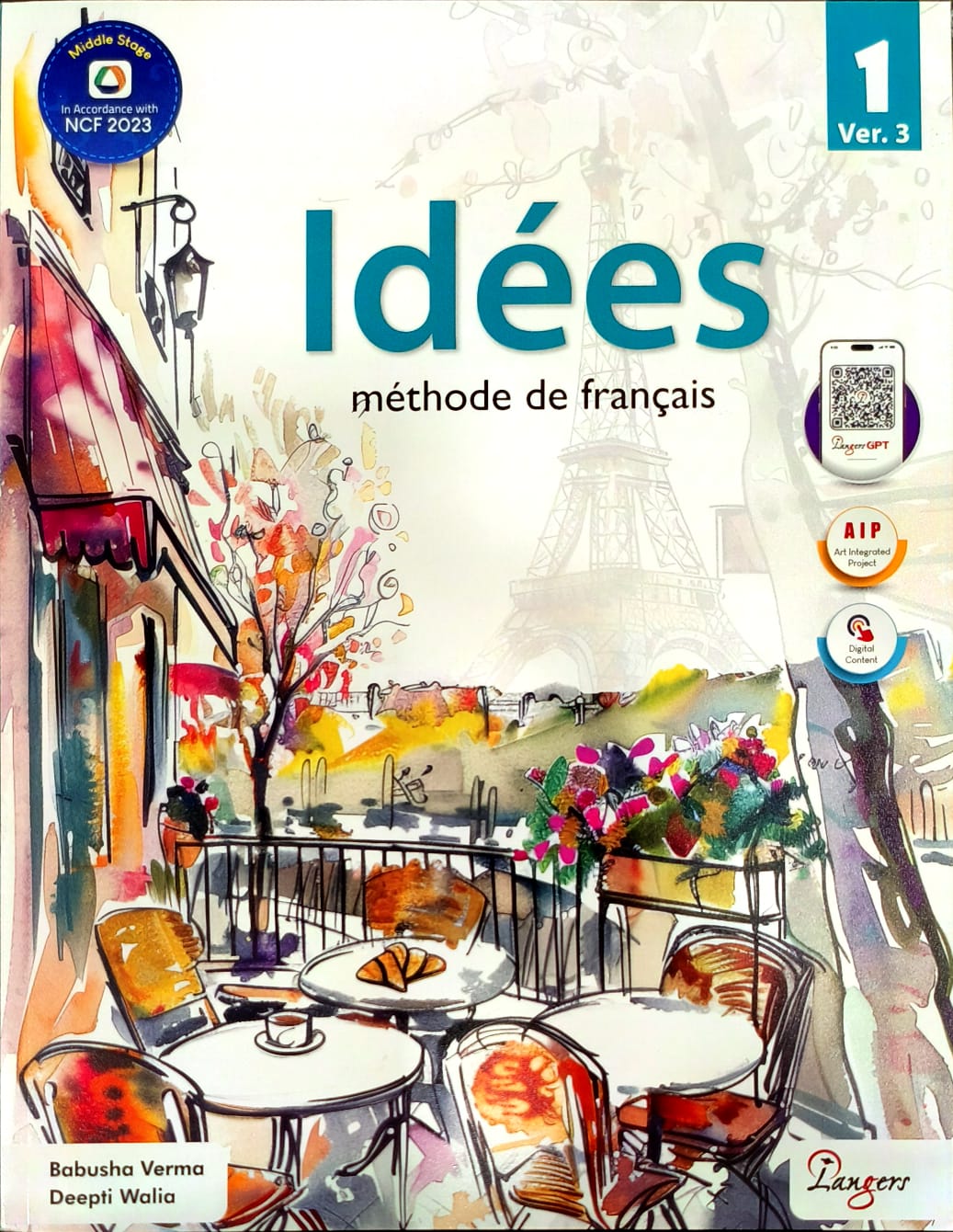 Langers Idees Methode de Francais Textbook and Cahier d' activites Workbook for Level 1 (Ver.3) _ Set of 2 Books - Latest Edition