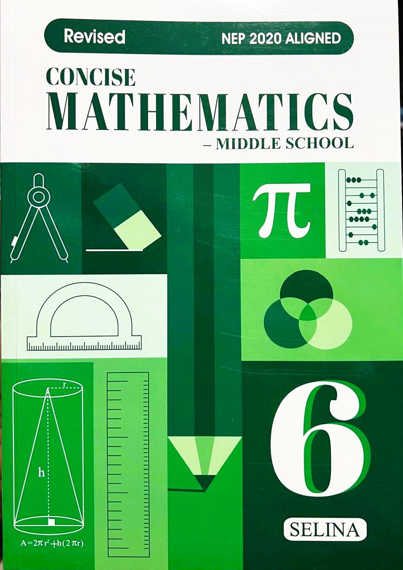 Selina Middle School Concise Mathematics For Class 6 - Latest for 2025-26 Session