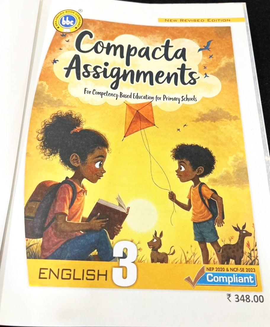 BBC Compacta Class 3 English Assignments - Latest for the session 2025-26 (Hardbound)