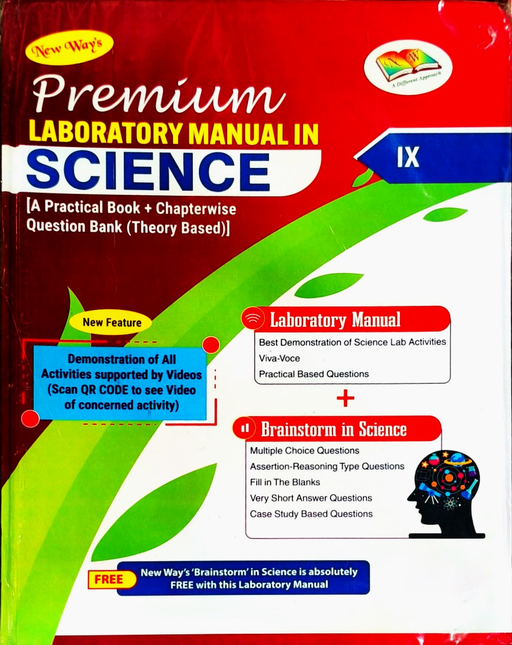 New Way's Premium Laboratory Manual In Mathematics and Science Class 9 _ Set of 2 Books - Latest for 2026 Examination. [A Practical Book + Chapterwise Question Bank (Theory based)] - (Hardbound)