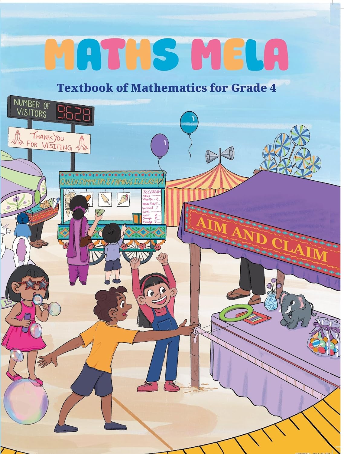 NCERT Santoor, Math's Mela, Veena, Our Wondrous World, Bansuri-1 & Khel Yoga Physical Textbook For Class 4 (Set of 6 Books) - Latest Edition