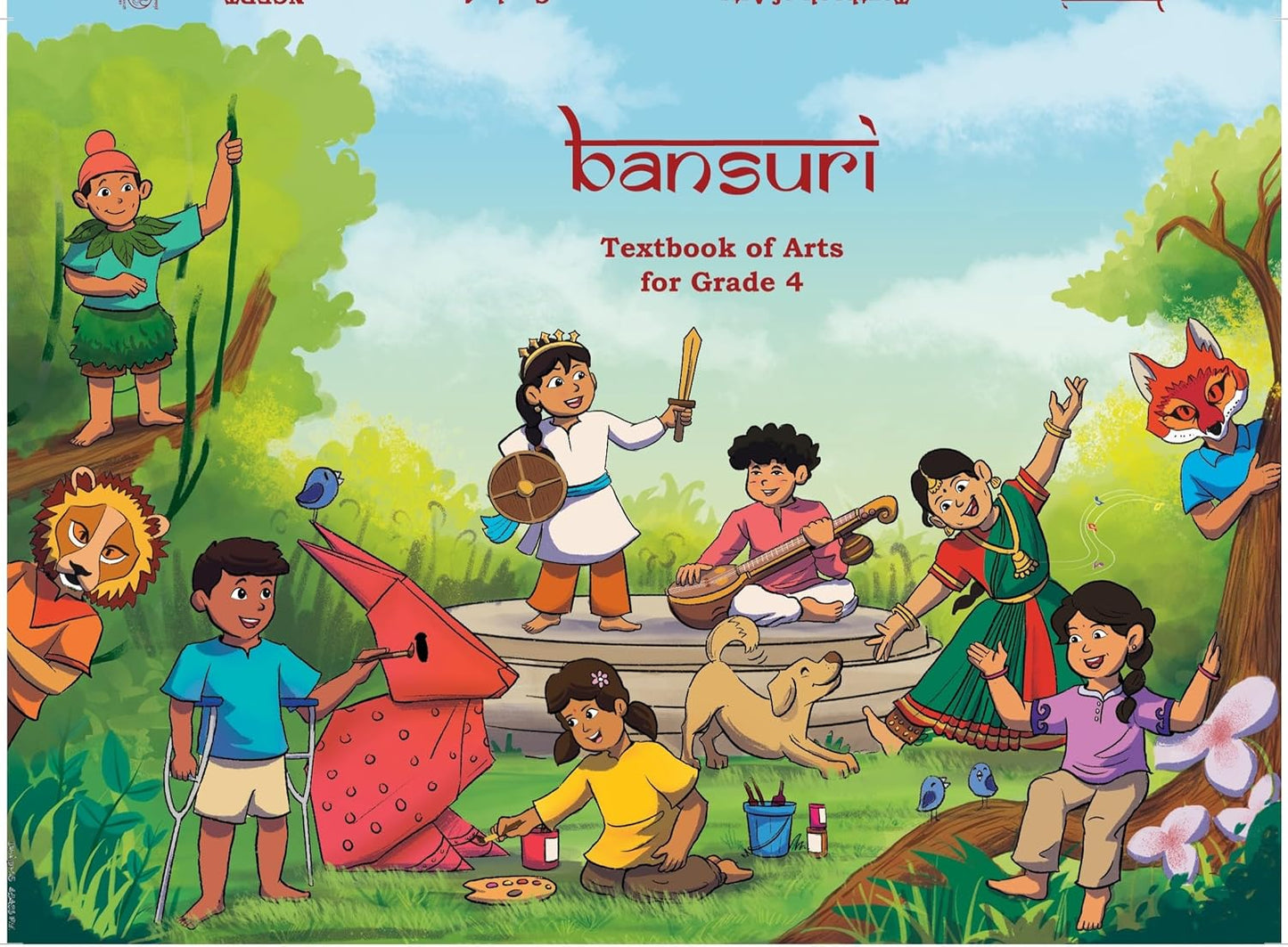 NCERT Santoor, Math's Mela, Veena, Our Wondrous World, Bansuri-1 & Khel Yoga Physical Textbook For Class 4 (Set of 6 Books) - Latest Edition