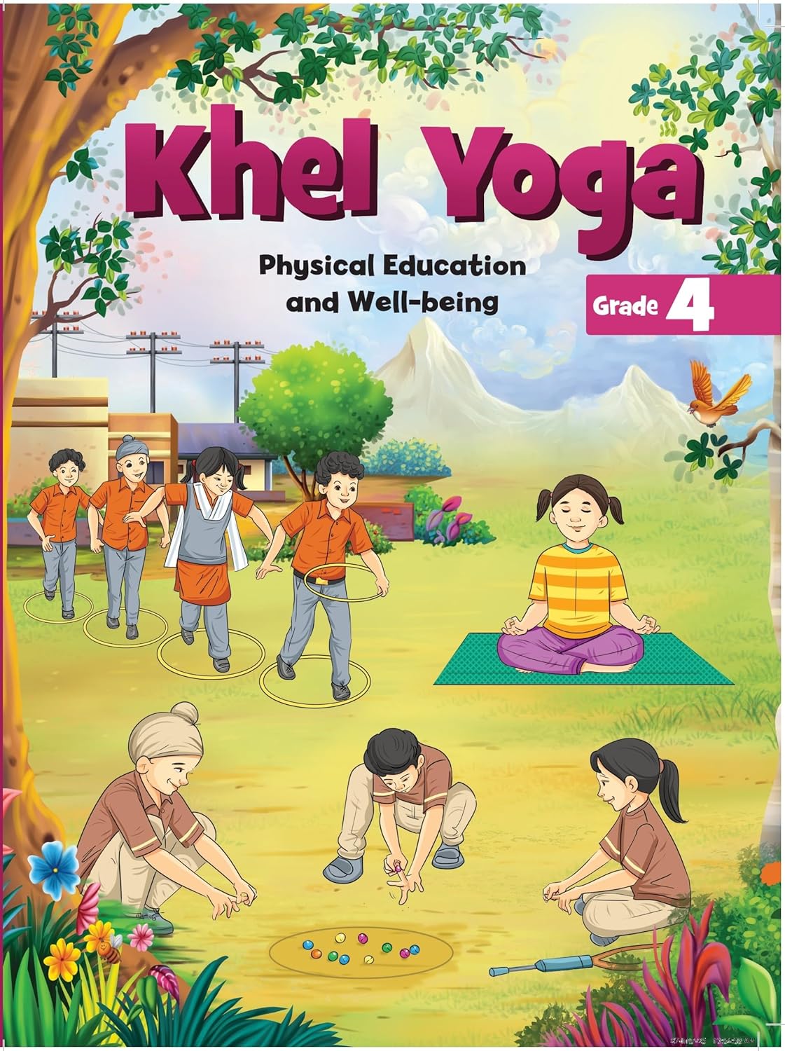 NCERT Santoor, Math's Mela, Veena, Our Wondrous World, Bansuri-1 & Khel Yoga Physical Textbook For Class 4 (Set of 6 Books) - Latest Edition