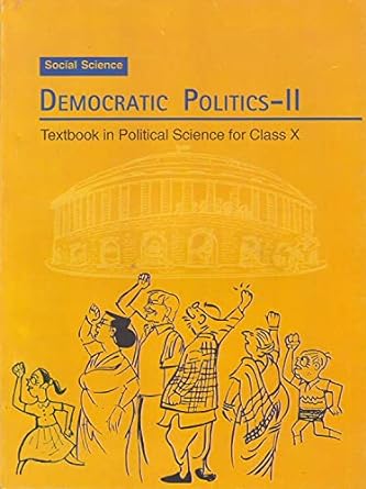 NCERT Democratic Politics II For Class 10 - Latest for 2024-25 Session