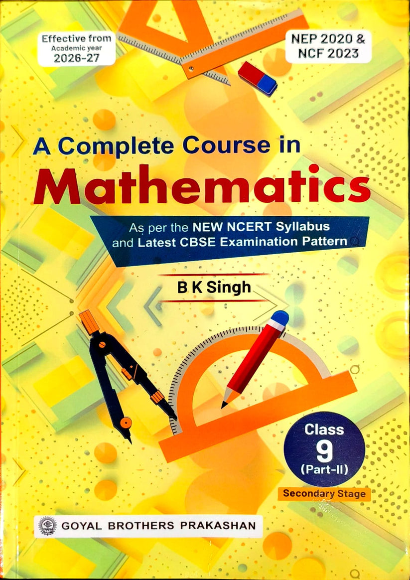 Math 95 College Goyal - A Complete Course In Mathematics (Part 1 and 2) By B K Singh F ...