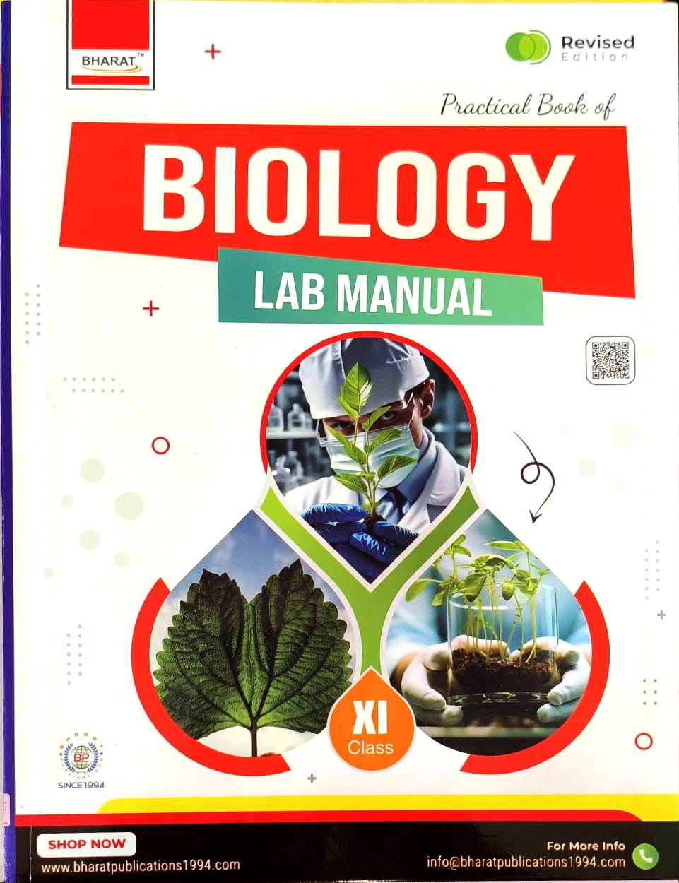 Bharat - Practical Book of Biology Lab Manual for Class 11 - Latest Revised Edition (Hardbound)