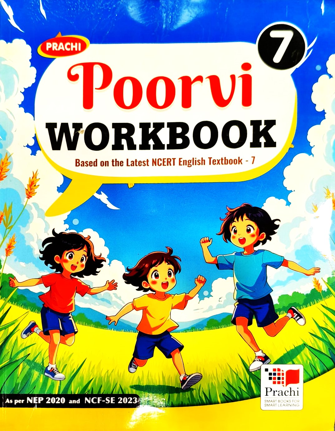 Prachi - Poorvi Workbook Based on the Latest NCERT English Textbook for Class 7 - As per NEP 2020 and NCF-SE 2023