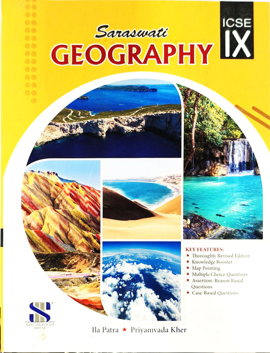 Saraswati ICSE Geography Textbook for Class 9 By Ms Priyamvada Kher - Latest for 2025-26 Examination - Paperback