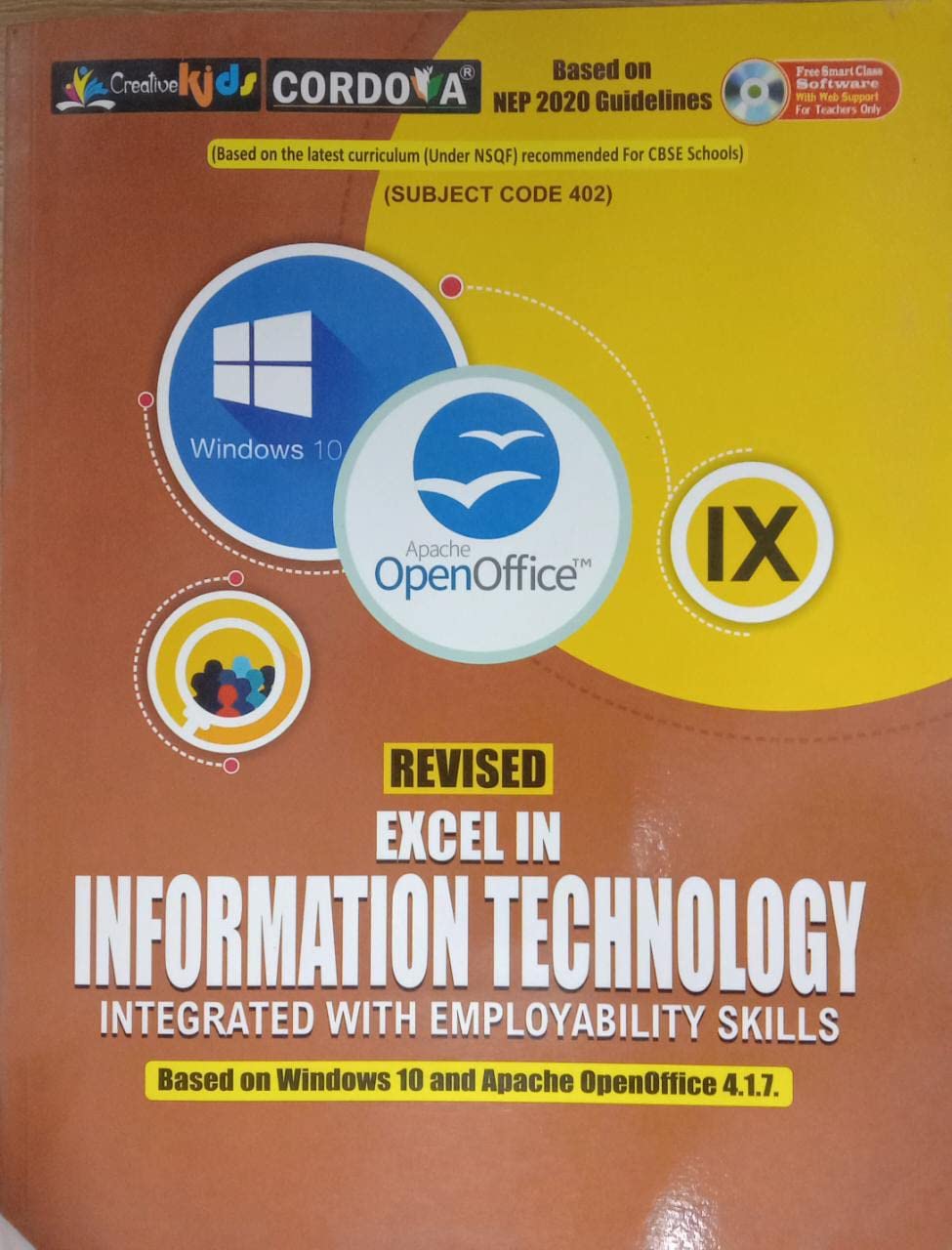 Cordova Excel in Information Technology For Class 9 - Latest for 2024-25 Session